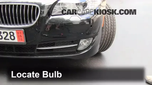 2012 BMW 528i xDrive 2.0L 4 Cyl. Turbo Éclairage Feu antibrouillard (remplacer l'ampoule)